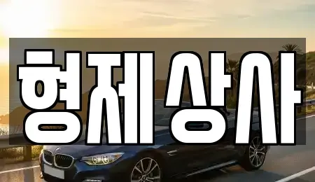경북 안동시 중고차 전문 형제상사