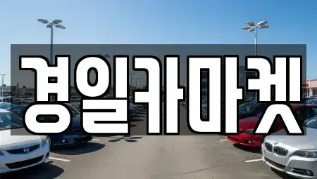 경북 칠곡군 기산면 중고차 전문 경일카마켓