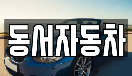 경북 포항시 남구 장기면 중고차매매 전문 동서자동차