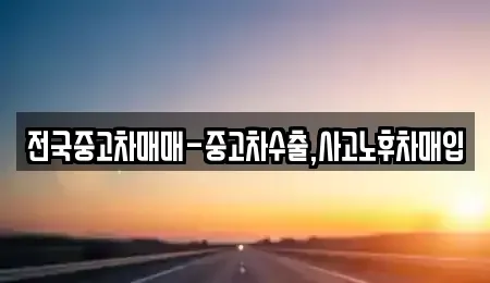 경상남도 거제시 아주동 중고차 전문 전국중고차매매-중고차수출,사고노후차매입