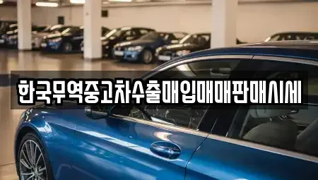 경상남도 거제시 아주동 중고차매입 전문 한국무역중고차수출매입매매판매시세