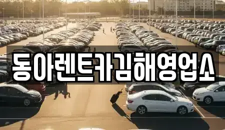 경상남도 김해시 응달동 렌트카 전문 동아렌트카김해영업소
