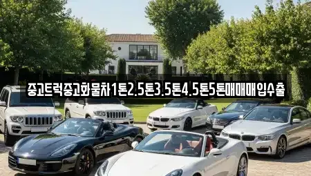 경상남도 김해시 흥동 중고차매입 전문 중고트럭중고화물차1톤2.5톤3.5톤4.5톤5톤매매매입수출