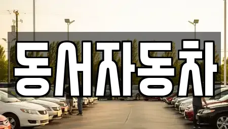 경상남도 의령군 지정면 중고차 전문 동서자동차