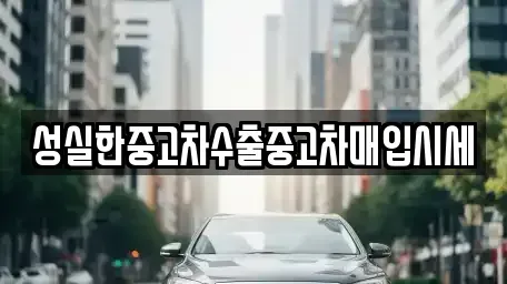 경상남도 진주시 계동 중고차매입 전문 성실한중고차수출중고차매입시세