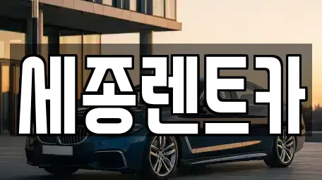 경상남도 창원시 진해구 마천동 렌트카 전문 세종렌트카