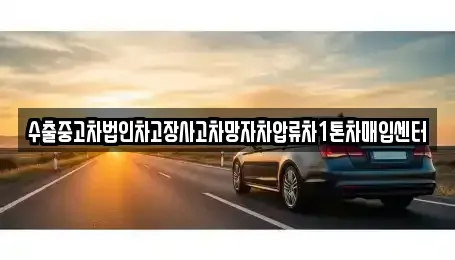 경상남도 창원시 진해구 중앙동 중고차매입 전문 수출중고차법인차고장사고차망자차압류차1톤차매입센터