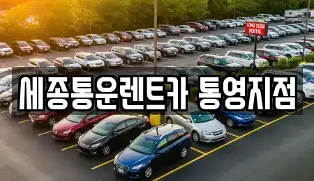 경상남도 통영시 정량동 렌트카 전문 세종통운렌트카 통영지점