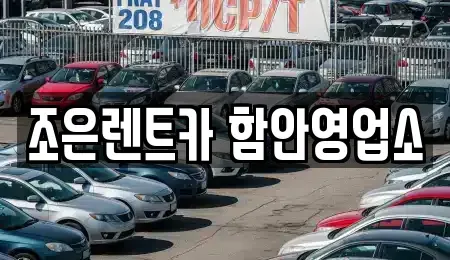 경상남도 함안군 렌트카 전문 조은렌트카 함안영업소