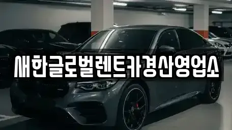경상북도 경산시 정평동 렌트카 전문 새한글로벌렌트카경산영업소