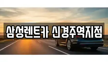 경상북도 경주시 내남면 렌트카 전문 삼성렌트카 신경주역지점