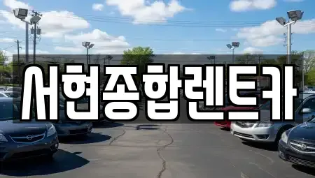 경상북도 경주시 석장동 렌트카 전문 서현종합렌트카