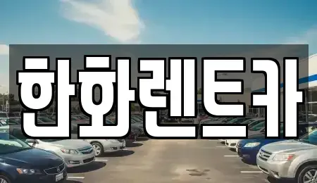 경상북도 구미시 구포동 렌트카 전문 한화렌트카