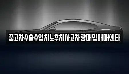 경상북도 김천시 평화동 중고차매입 전문 중고차수출수입차노후차사고차량매입매매센타