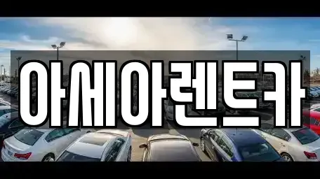 경상북도 상주시 무양동 렌트카 전문 아세아렌트카