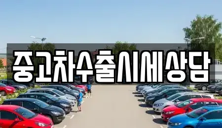 경상북도 영천시 도림동 중고차매매 전문 중고차수출시세상담