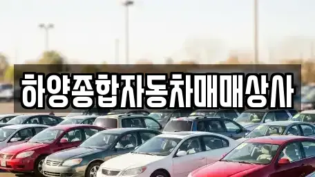 경상북도 영천시 중고차매매 전문 하양종합자동차매매상사