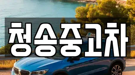 경상북도 청송군 청송읍 중고차매입 전문 청송중고차
