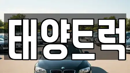 경상북도 칠곡군 북삼읍 중고차매매 전문 태양트럭