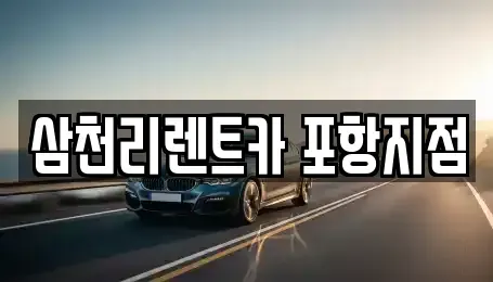 경상북도 포항시 남구 효자동 렌트카 전문 삼천리렌트카 포항지점