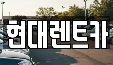 경상북도 포항시 북구 남빈동 렌트카 전문 현대렌트카