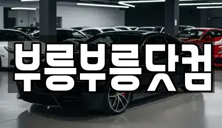 경상북도 포항시 중고차매매 전문 부릉부릉닷컴