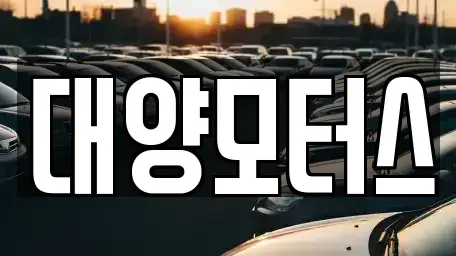 광주 남구 구동 중고차매매 전문 대양모터스