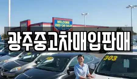 광주 동구 용산동 중고차매입 전문 광주중고차매입판매