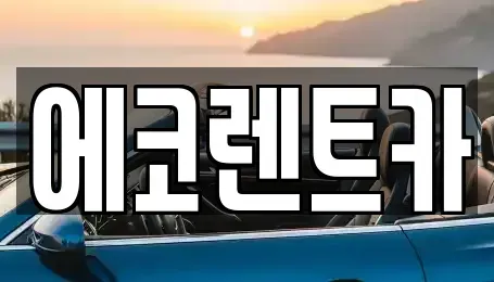광주 북구 각화동 렌트카 전문 에코렌트카