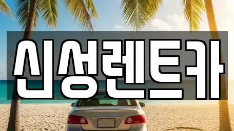 광주 북구 오치동 렌트카 전문 신성렌트카