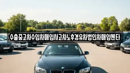광주 북구 오치동 중고차 전문 수출중고차수입차매입사고차노후경유차법인차매입센타