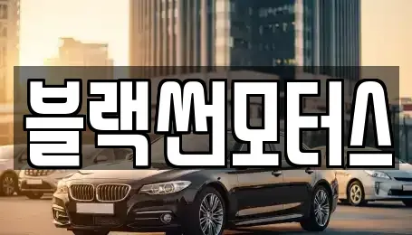 광주 북구 중고차매매 전문 블랙썬모터스