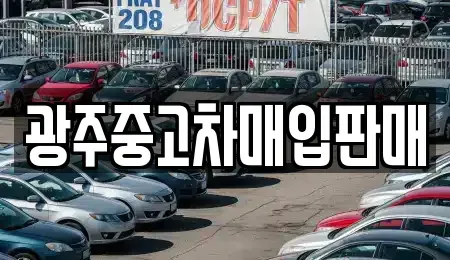 광주 북구 중고차매입 전문 광주중고차매입판매