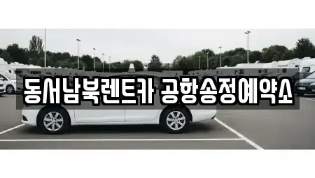 광주광역시 광산구 도산동 렌트카 전문 동서남북렌트카 공항송정예약소