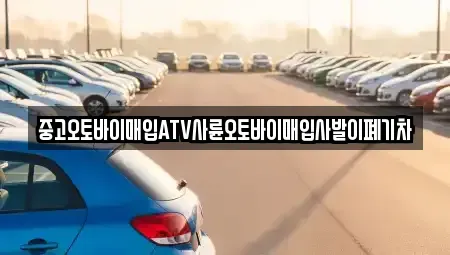 광주광역시 광산구 도산동 중고차매입 전문 중고오토바이매입ATV사륜오토바이매입사발이폐기차