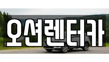 광주광역시 동구 장동 렌트카 전문 오션렌터카