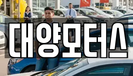 광주광역시 동구 장동 중고차 전문 대양모터스