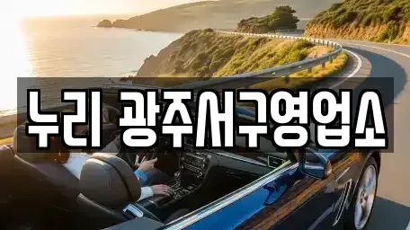 광주광역시 서구 벽진동 렌트카 전문 누리 광주서구영업소