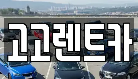 대구 달서구 신당동 렌트카 전문 고고렌트카