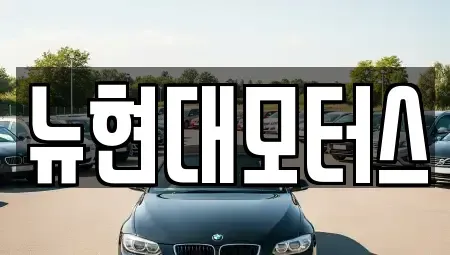 대구 동구 괴전동 중고차 전문 뉴현대모터스