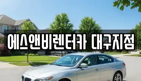 대구 동구 용계동 단기렌트카 전문 에스앤비렌터카 대구지점