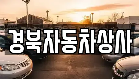 대구 북구 관음동 중고차 전문 경북자동차상사