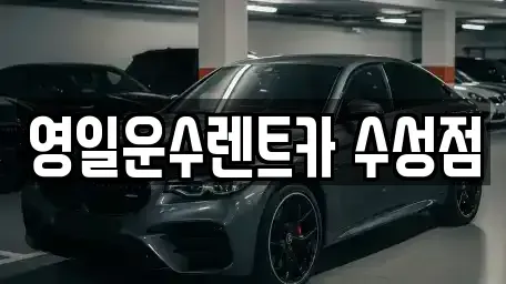 대구 수성구 만촌동 렌트카 전문 영일운수렌트카 수성점