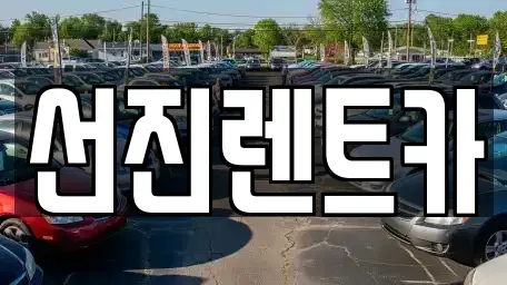 대구광역시 동구 부동 렌트카 전문 선진렌트카