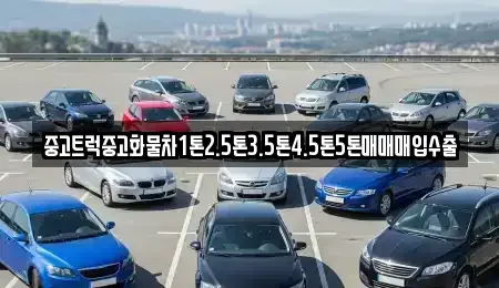 대구광역시 동구 부동 중고차매입 전문 중고트럭중고화물차1톤2.5톤3.5톤4.5톤5톤매매매입수출