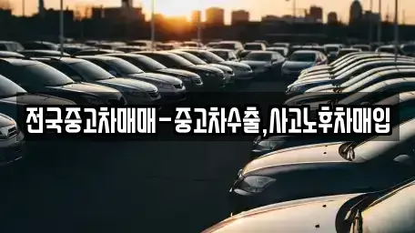 대전 대덕구 덕암동 중고차매입 전문 전국중고차매매-중고차수출,사고노후차매입