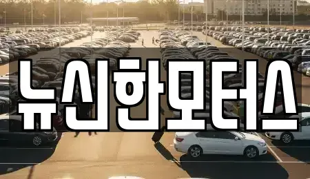 대전 동구 구도동 중고차 전문 뉴신한모터스