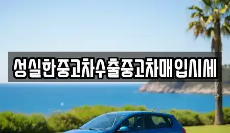 대전 동구 구도동 중고차 전문 성실한중고차수출중고차매입시세