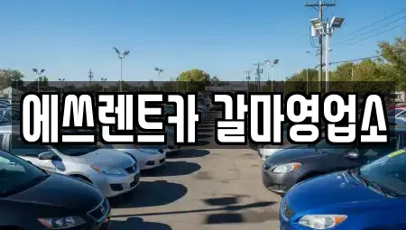 대전 서구 갈마동 렌트카 전문 에쓰렌트카 갈마영업소