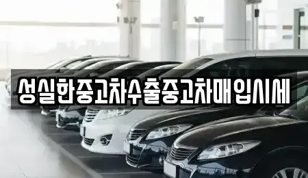 대전 유성구 대정동 중고차매매 전문 성실한중고차수출중고차매입시세